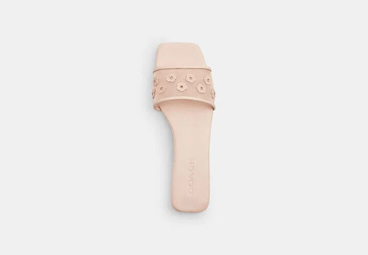Flat Sandal With Tea Rose - Image 4