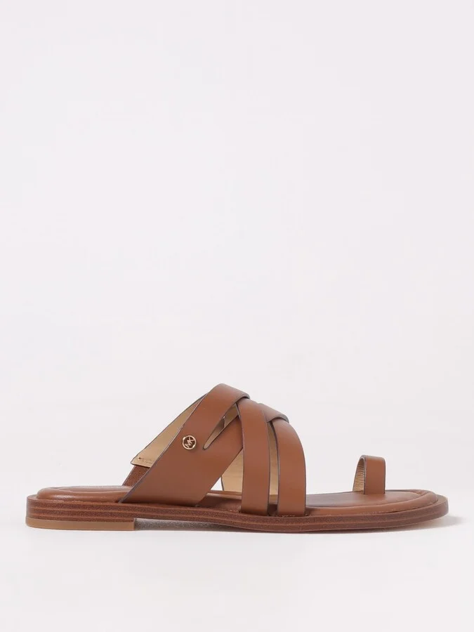 Flat Sandals MICHAEL KORS Woman color Brown