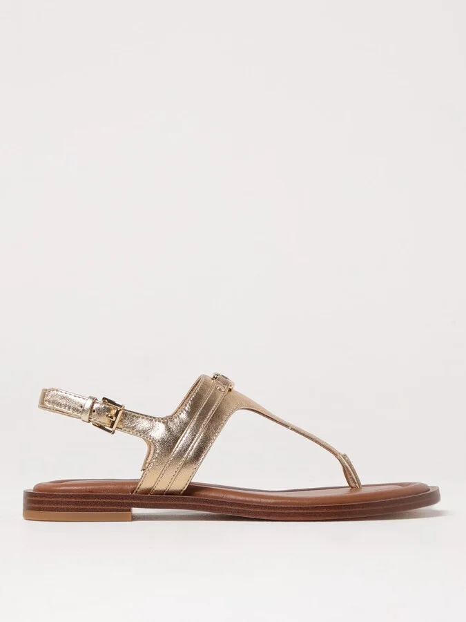 Flat Sandals MICHAEL KORS Woman color Gold