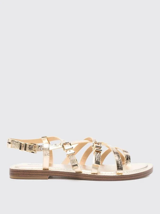 Flat Sandals MICHAEL KORS Woman color Gold