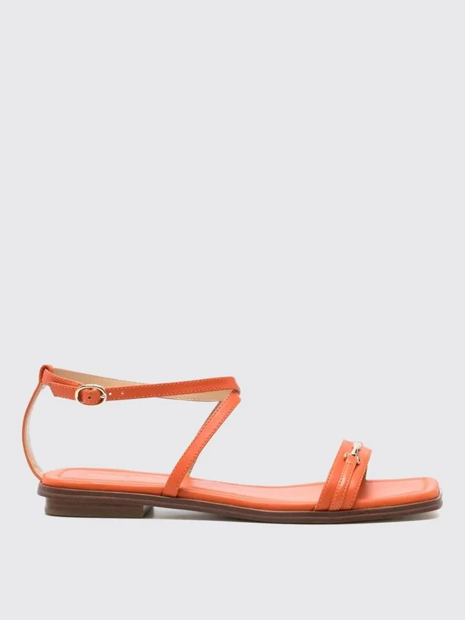 Flat Sandals MICHAEL KORS Woman color Orange