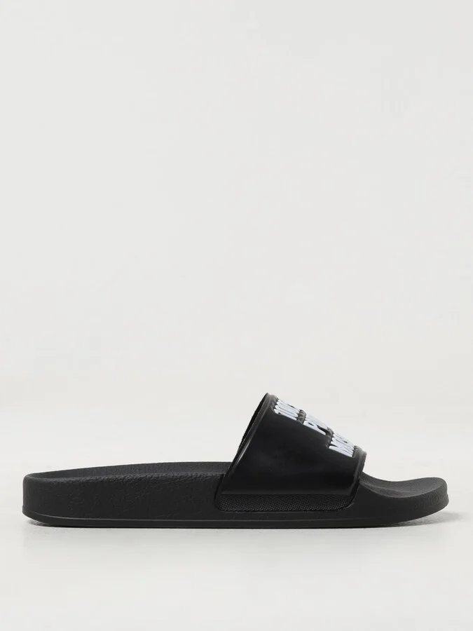 Flat Sandals MOSCHINO COUTURE Woman color Black