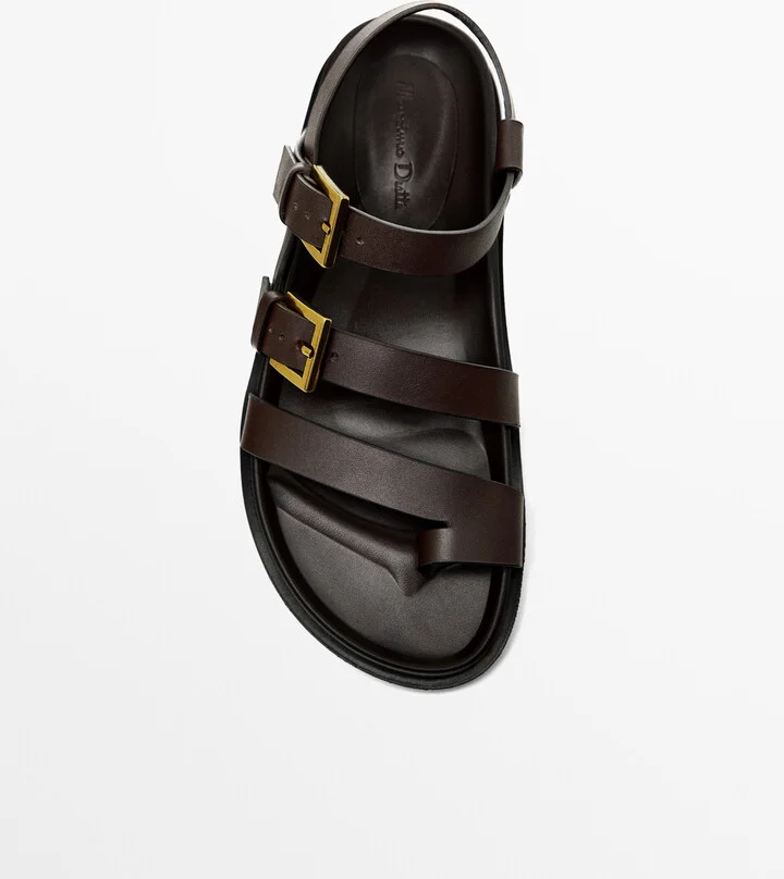 Flat Sandals With Buckles - Image 5