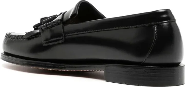 Flat Sole Leather Loafers - Image 3