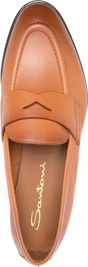 Flat-Sole Leather Loafers - Image 4