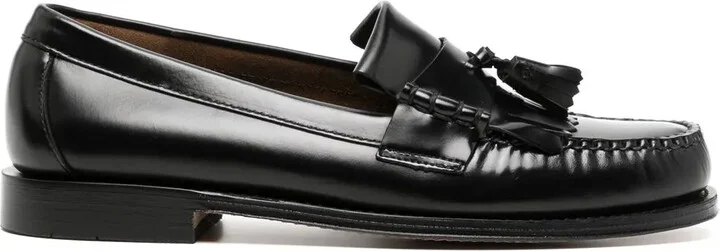 Flat Sole Leather Loafers