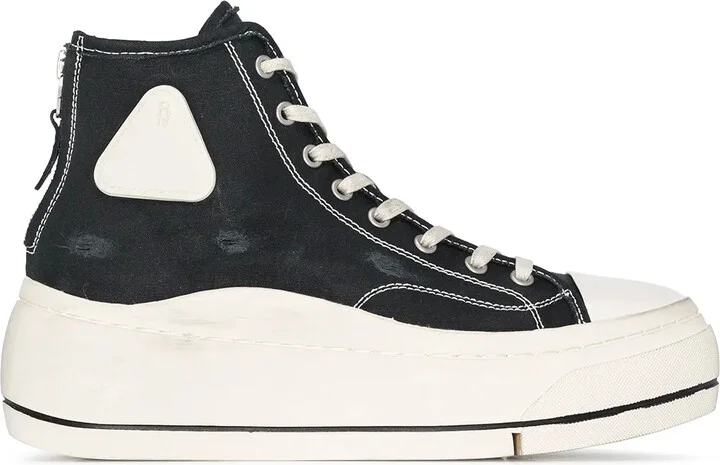 Flatform High-Top Sneakers