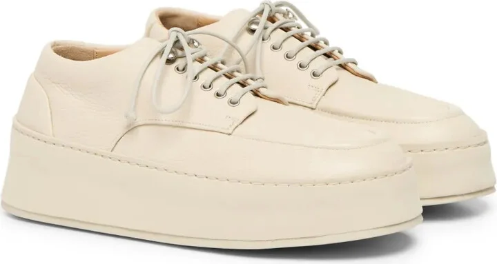 Flatform Leather Brogues - Image 2
