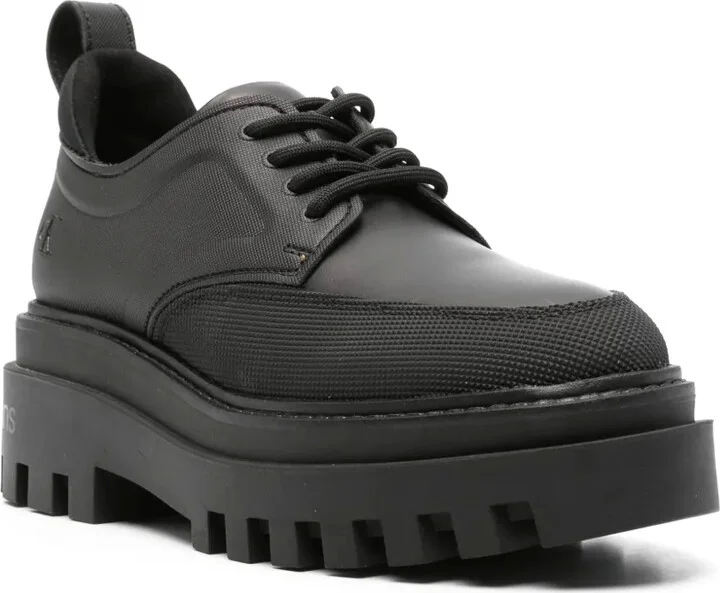 Flatform Leather Derby Shoes - Image 2