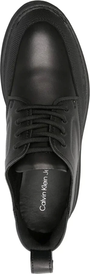 Flatform Leather Derby Shoes - Image 4