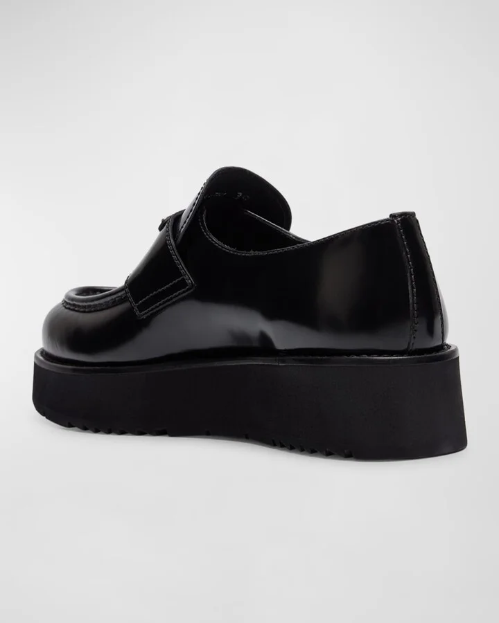 Flatform Leather Loafers - Image 5