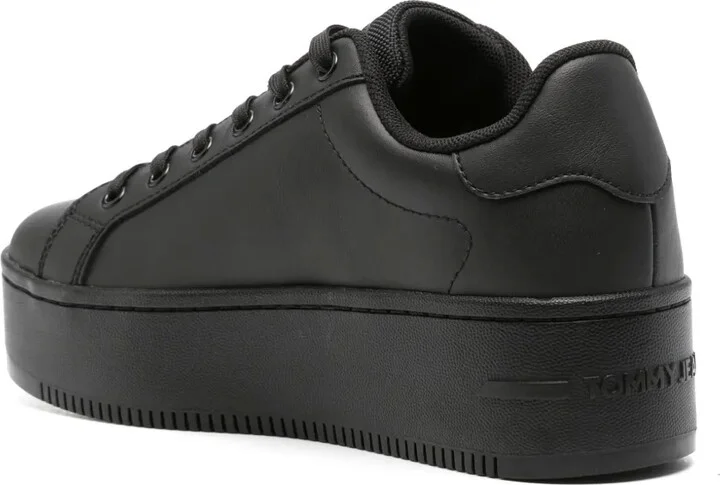 Flatform Leather Sneakers - Image 3