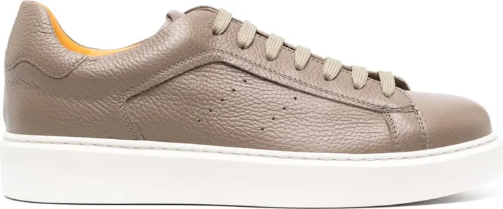 Flatform Leather Sneakers