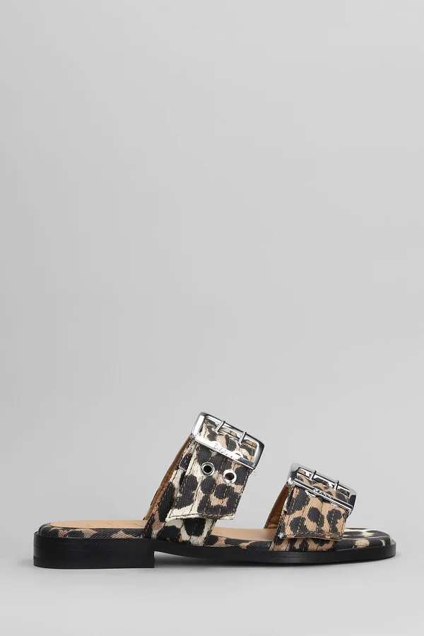Flats In Animalier Cotton