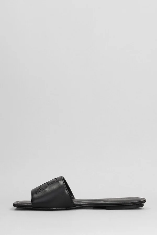 Flats In Black Leather - Image 3