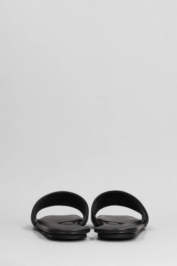 Flats In Black Leather - Image 4