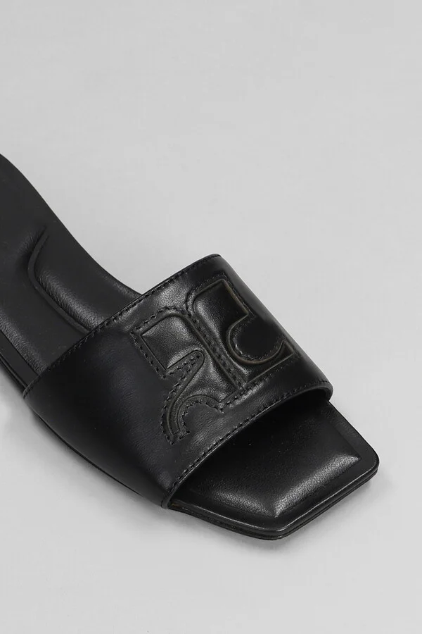 Flats In Black Leather - Image 5