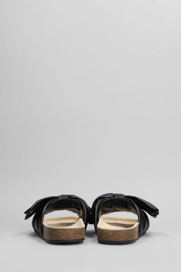 Flats In Black Leather - Image 4