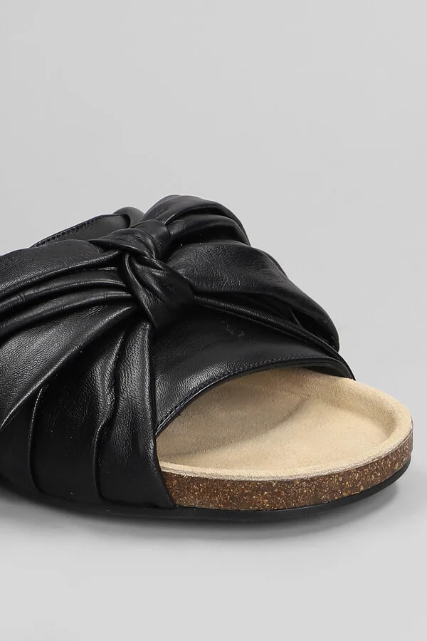 Flats In Black Leather - Image 5