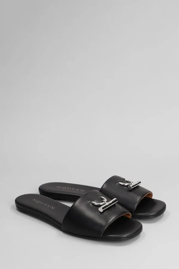 Flats In Black Leather - Image 2