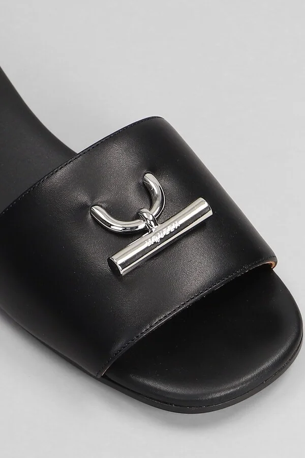 Flats In Black Leather - Image 5