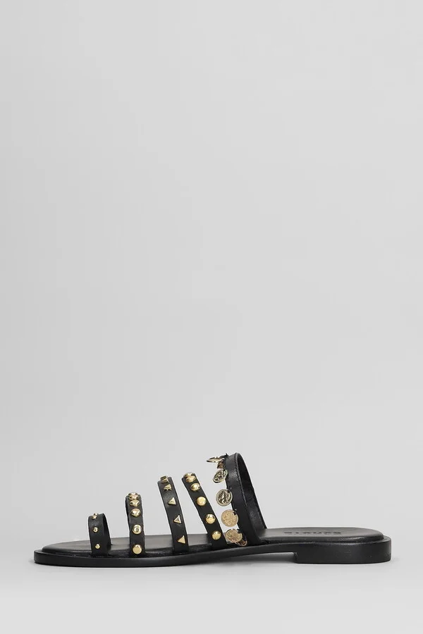 Flats In Black Leather - Image 3