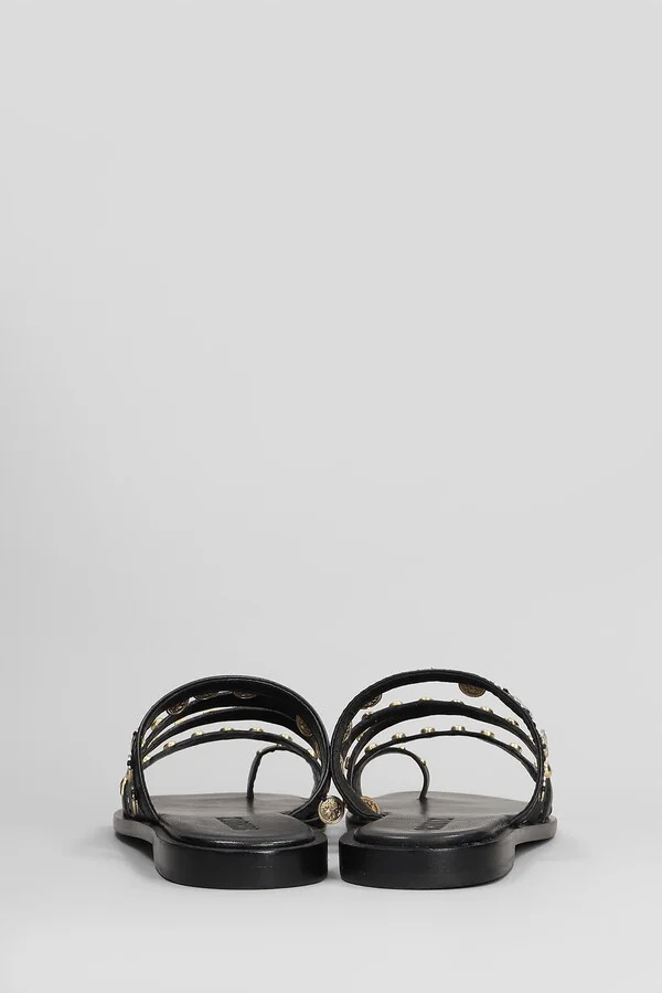 Flats In Black Leather - Image 4