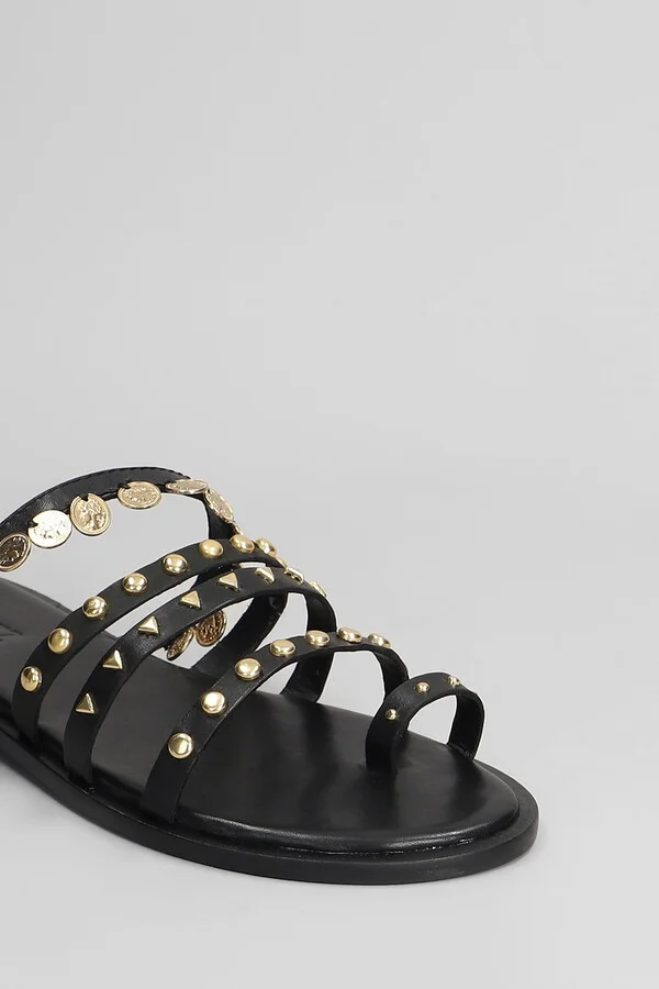 Flats In Black Leather - Image 5