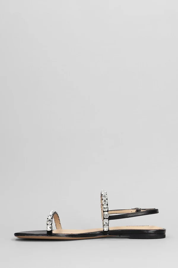 Flats In Black Leather - Image 3