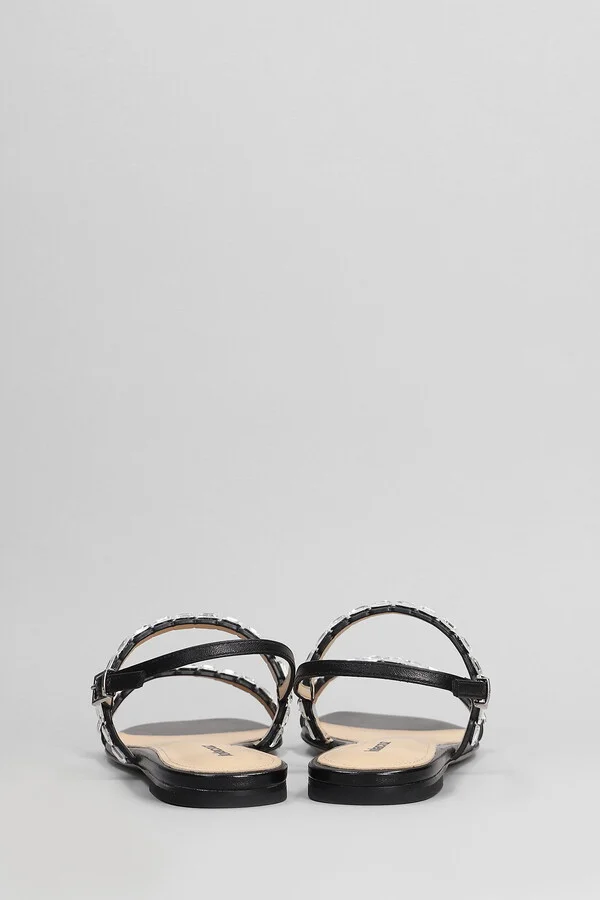 Flats In Black Leather - Image 4