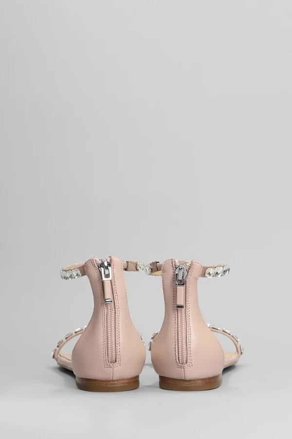 Flats In Powder Leather - Image 4