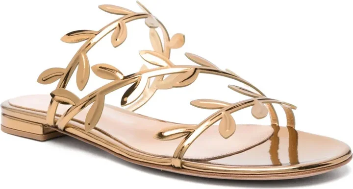 Flavia leather flat sandals - Image 2