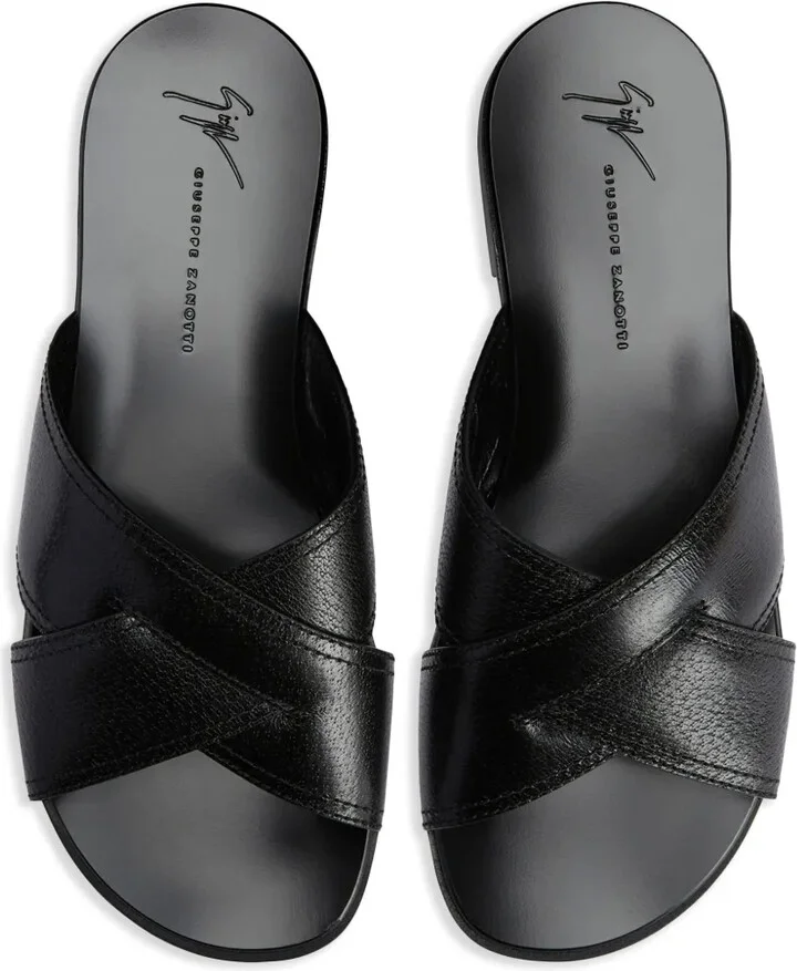 Flavio crossed-leather sandals - Image 4