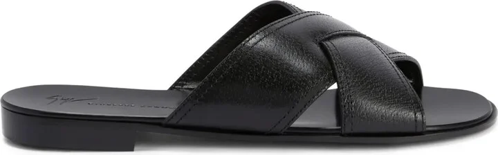 Flavio crossed-leather sandals