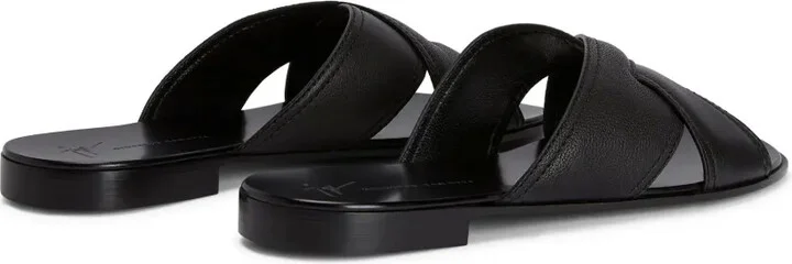 Flavio crossover-strap slides - Image 3