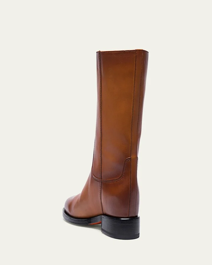 Fleeces Calfskin Mid Boots - Image 2