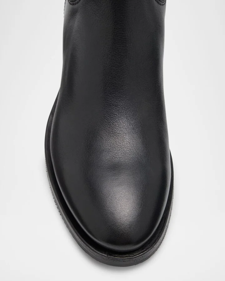 Fleeces Leather Mid Boots - Image 4