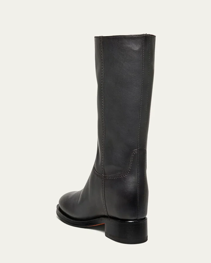 Fleeces Leather Mid Boots - Image 3