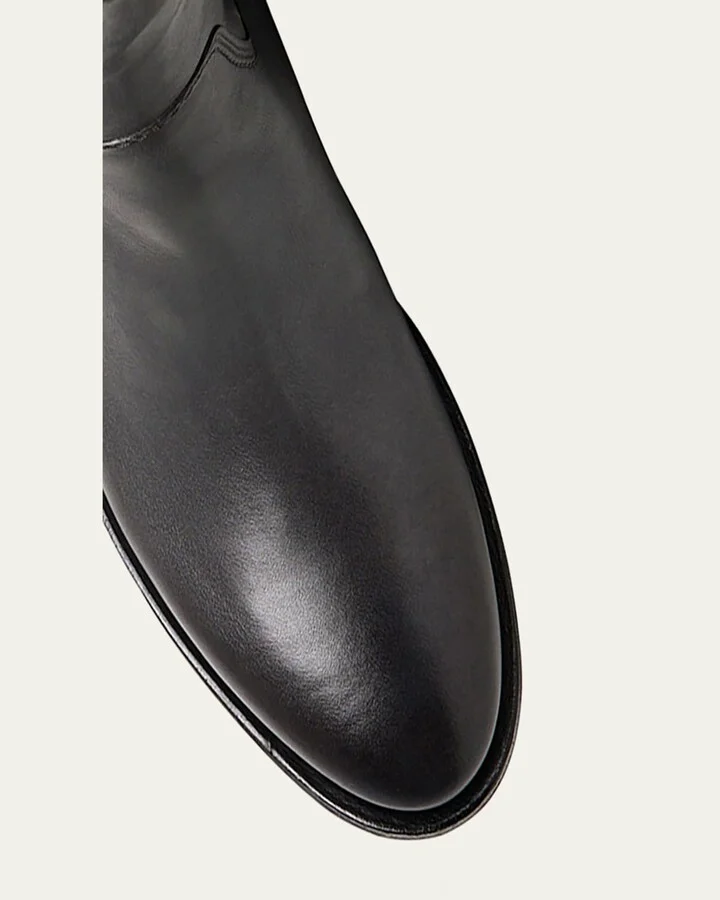 Fleeces Leather Mid Boots - Image 5