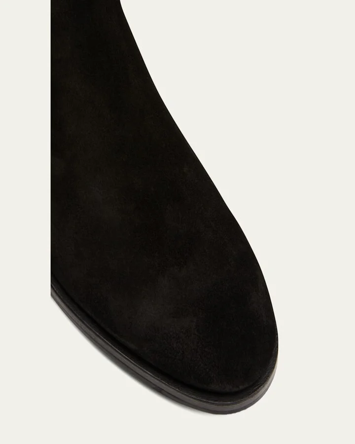 Fleeces Suede Tall Ranch Boots - Image 7