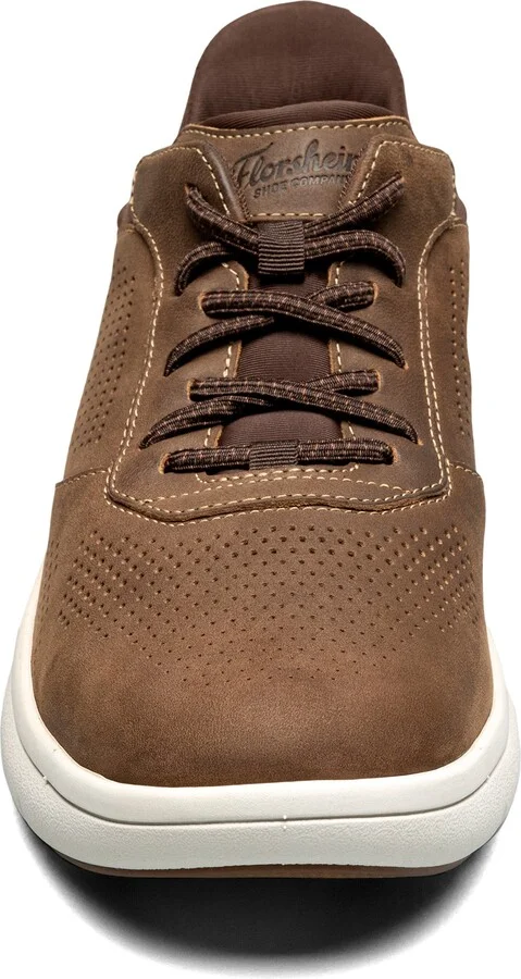 Fleet Perforated Toe Elastic Lace Sneaker - Image 4