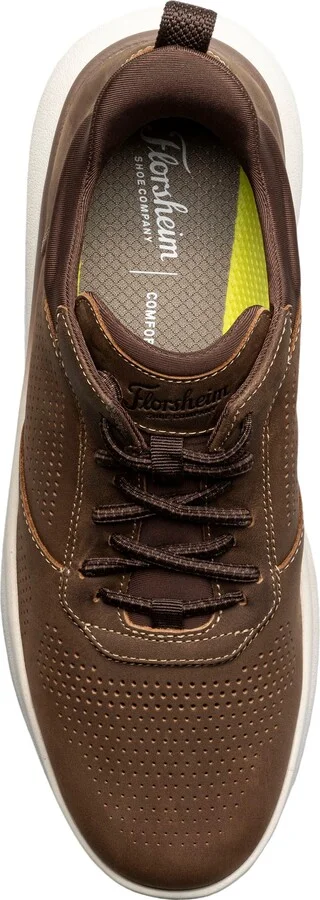 Fleet Perforated Toe Elastic Lace Sneaker - Image 5