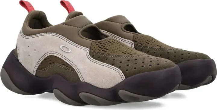 Flesh mesh-panelled slip-on sneakers - Image 2