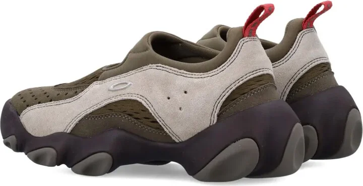 Flesh mesh-panelled slip-on sneakers - Image 3
