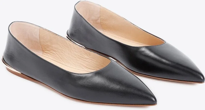 Fleur Leather Ballet Flats - Image 2