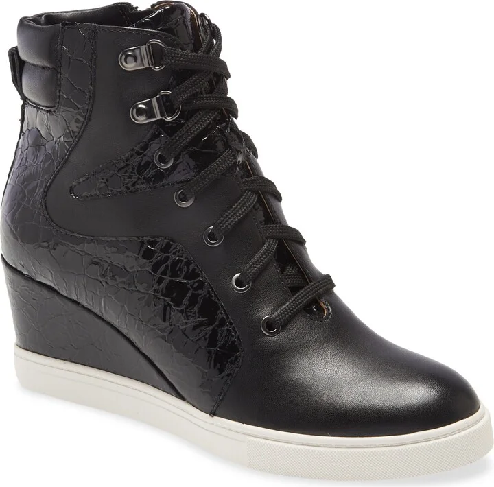BLACK PATENT/ LEATHER