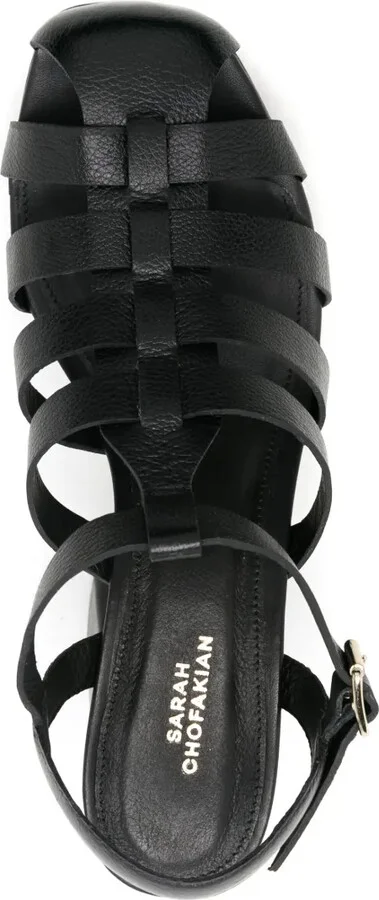 Fleure 70mm leather sandals - Image 4