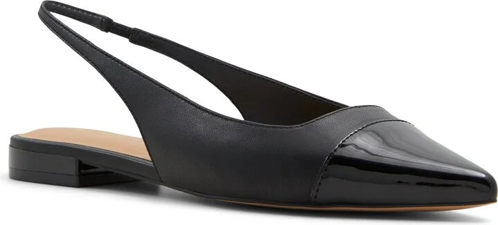 Fleure Slingback Pointed Cap Toe Flat