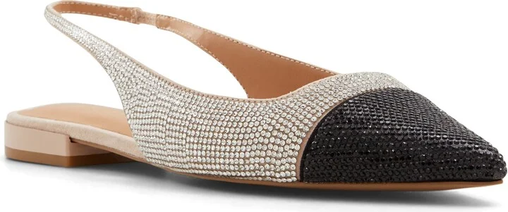 Fleure Slingback Pointed Cap Toe Flat