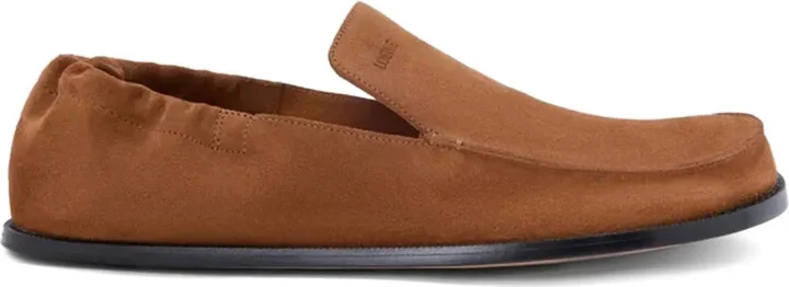 Flex elastic-panel loafers